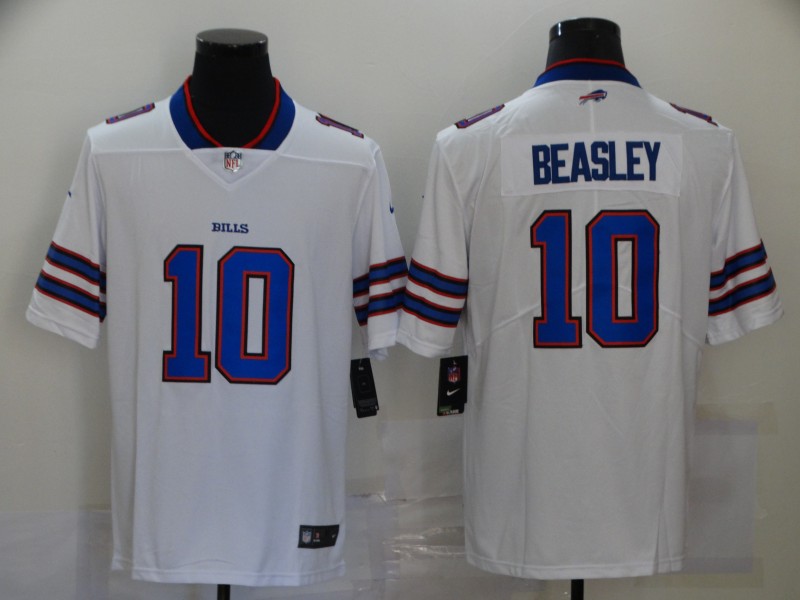Men's Buffalo Bills Cole Beasley #10 White Jersey